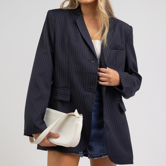Thanne Jackets & Blazers - NWT Thanne Navy Marcia Jacket